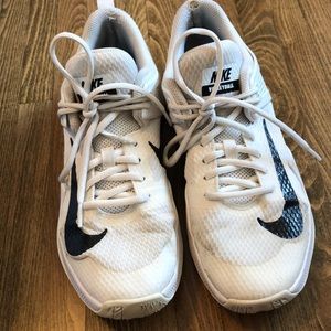 White Nike Volleyball Shoes